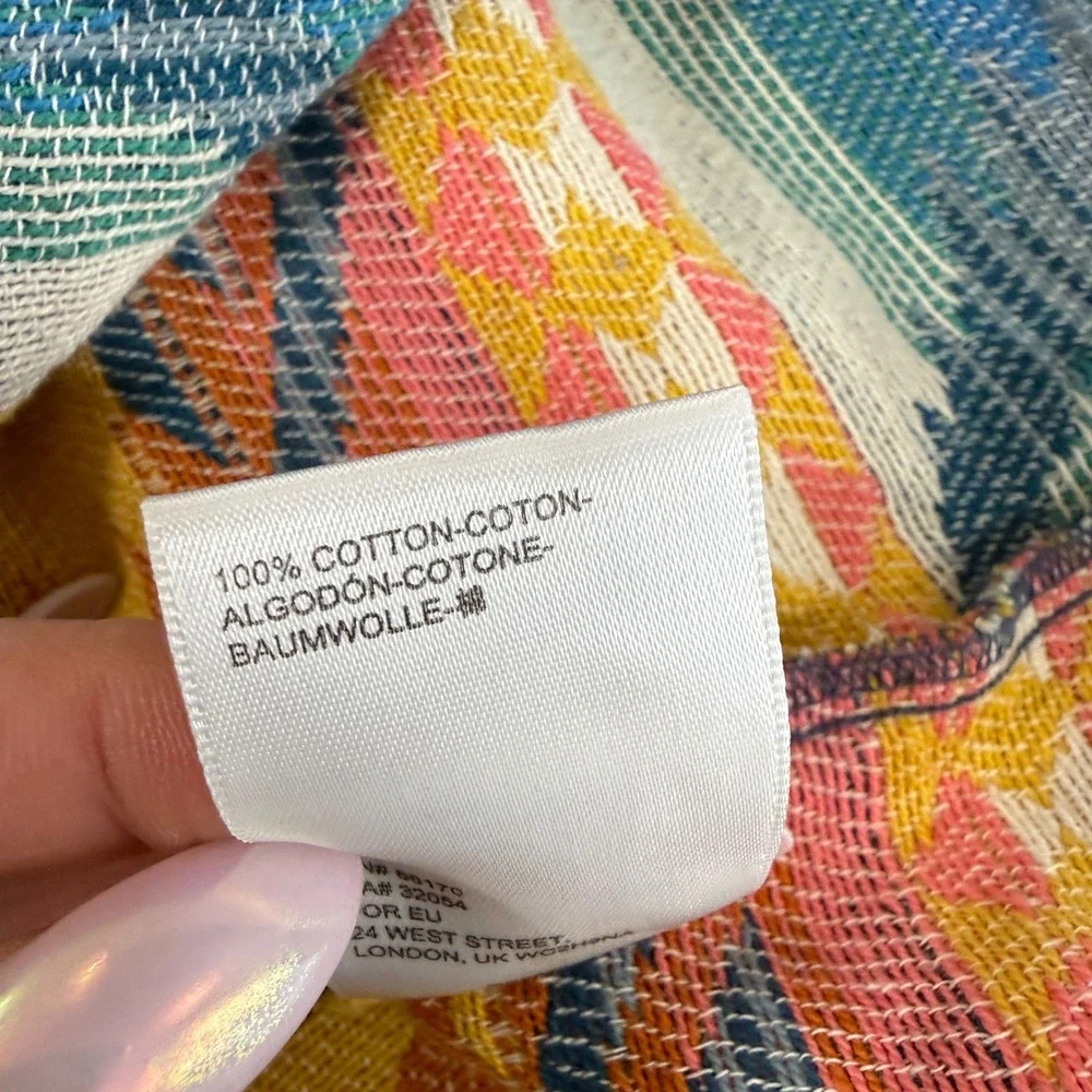 Urban Outfitters Mens Small Pre-Owned Southwestern Aztec 100% Cotton Shirt - Picture 11 of 14